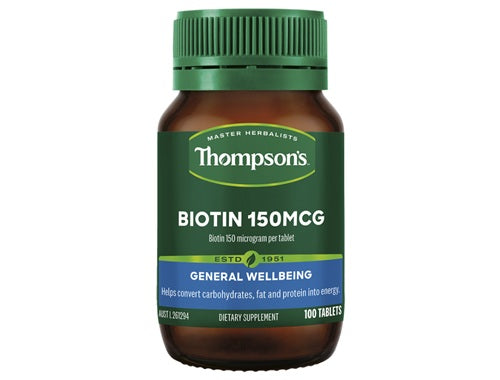 Thompson‘s Biotin 150mcg 100 Tablets (2028.12)