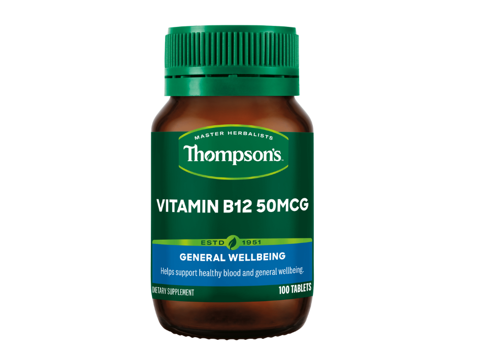 Thompson‘s Vitamin B12 DR 50mcg 100s (2027.10)