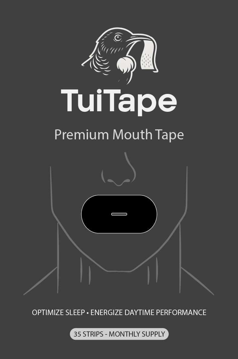 Classic Mouth Tape | Light Blue / Black | 7 or 35-Night Pack