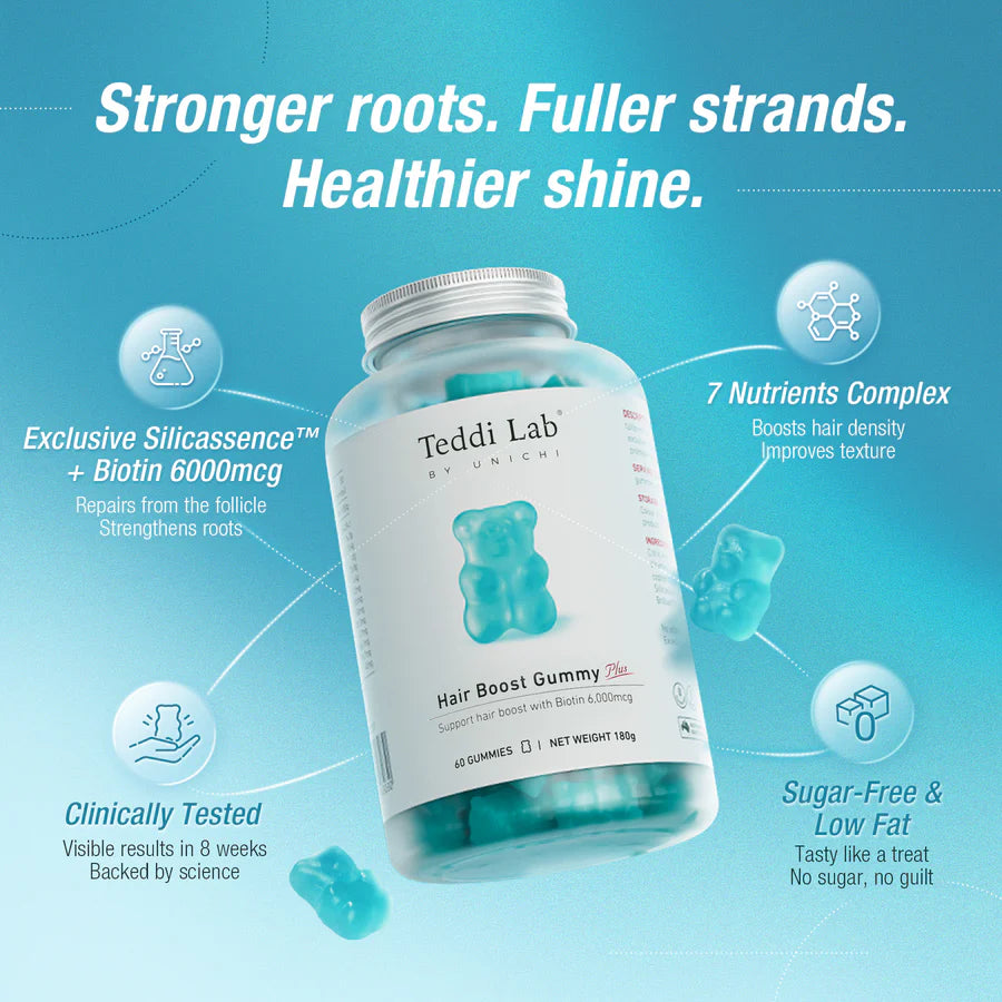 Unichi HAIR BOOST Gummy PLUS 60s