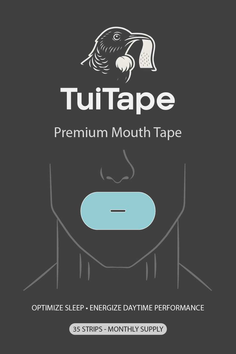 Classic Mouth Tape | Light Blue / Black | 7 or 35-Night Pack