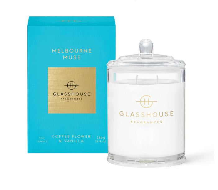 Glasshouse Melbourne Muse Soy Candle(CoffeeFlower&Vanilla) 墨城缪斯（咖啡花和香草）380g