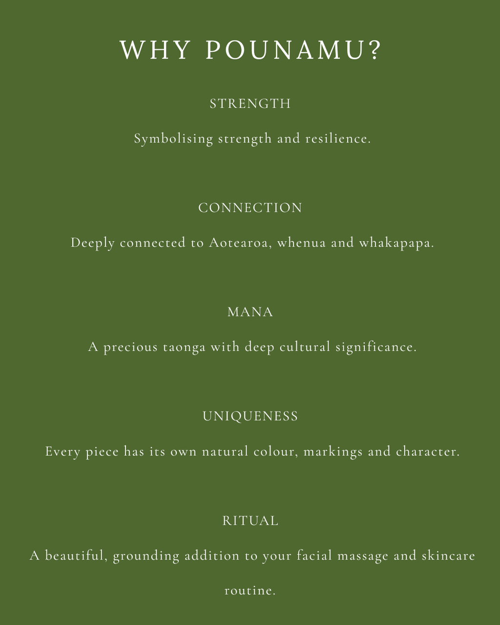 Pounamu Gua Sha Stone – Natural Greenstone Facial Massage Tool - BraveBearFit