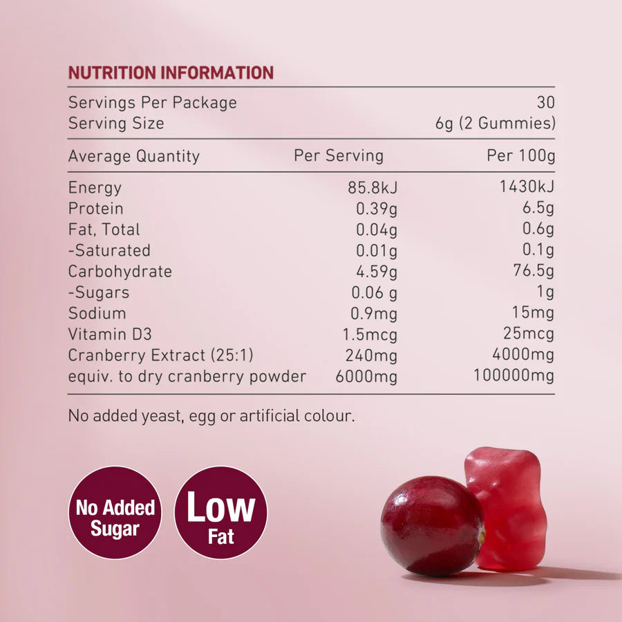 Unichi Cranberry Extract Gummy 60s