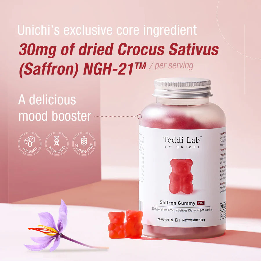 Unichi Saffron Gummy PRO 60s