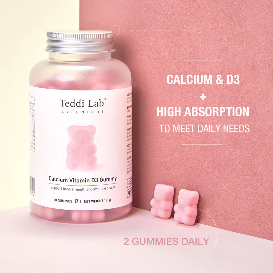 Unichi Calcium Vitamin D3 Gummy 60s