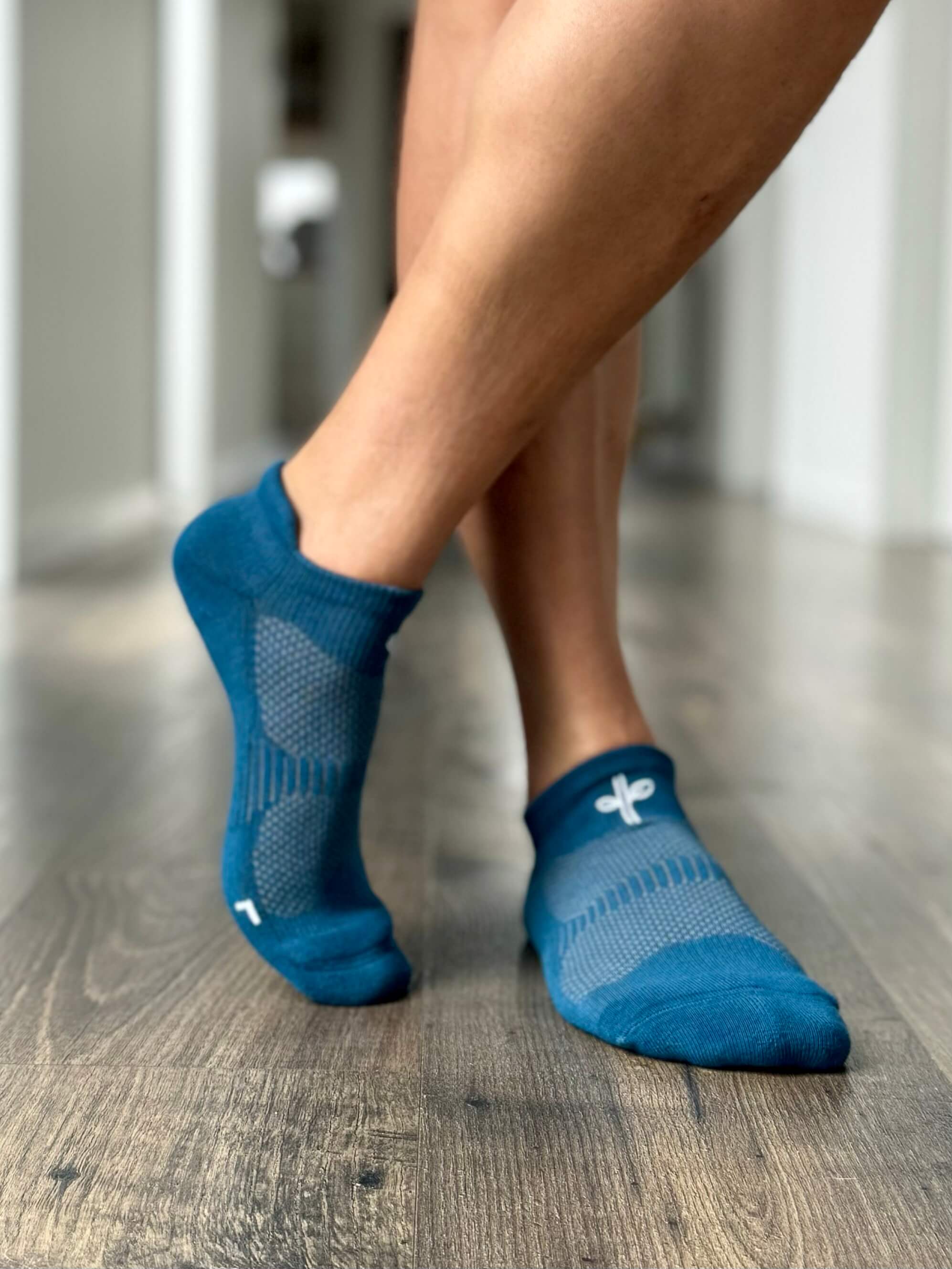Organic Cotton Ankle Sock - Cobalt
