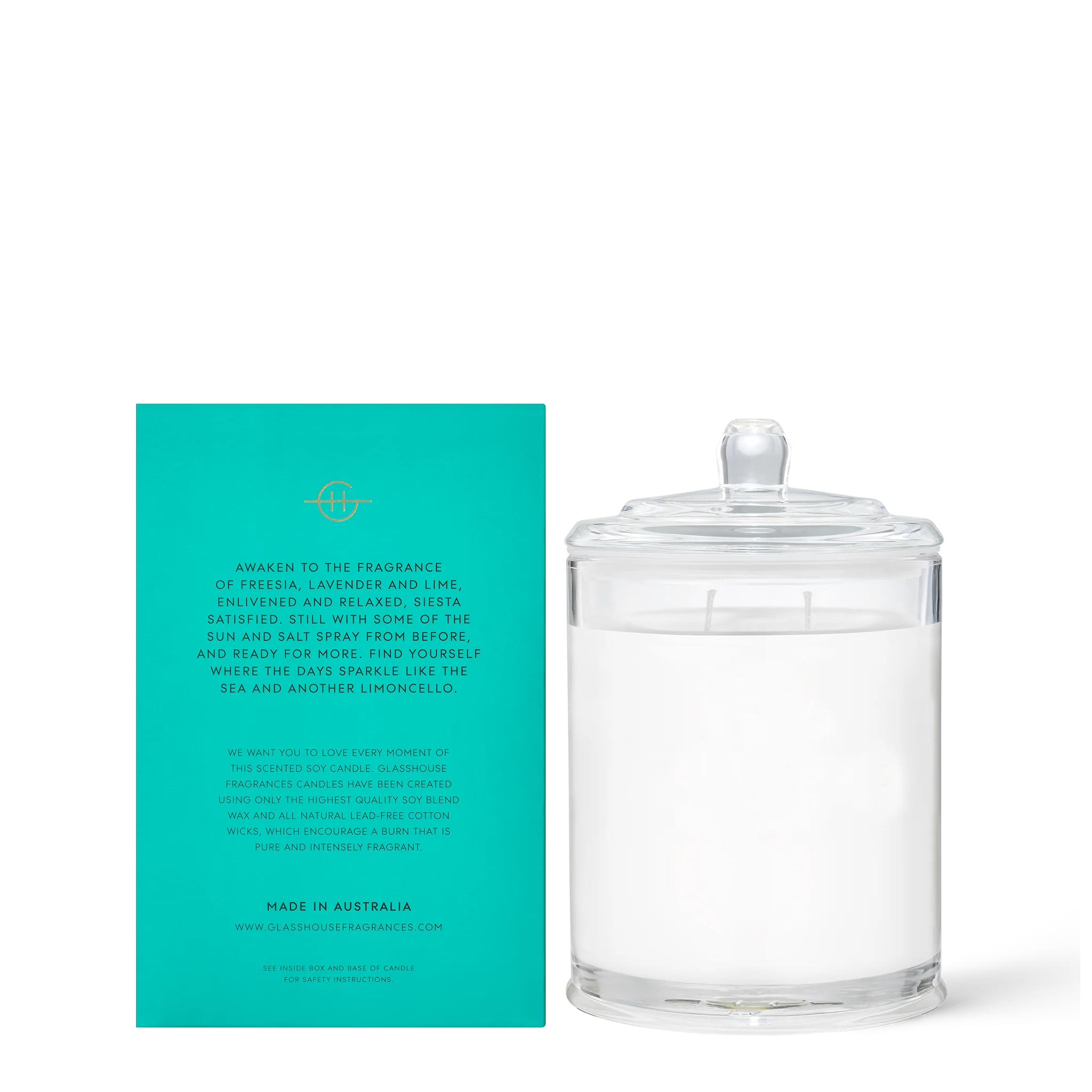Glasshouse Lost In Amalfi Soy Candle (Sea Mist) 380g