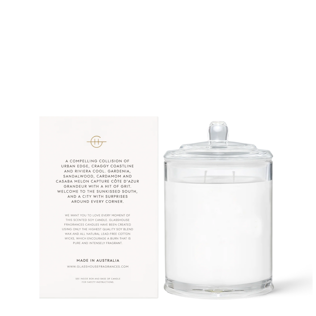 Glasshouse Marseille Memoir Soy Candle (Gardenia)380g