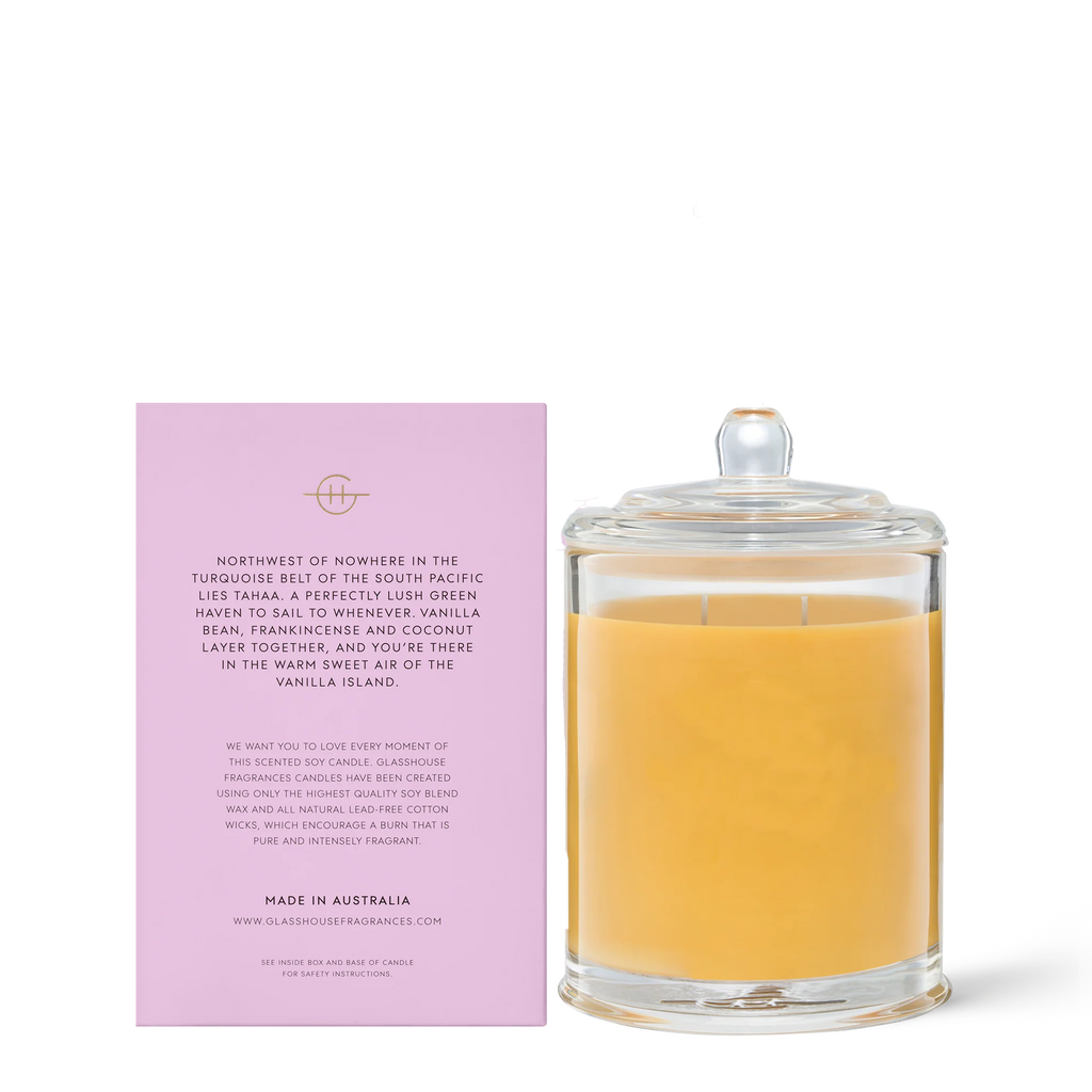 Glasshouse A Tahaa Affair Soy Candle (Vanilla Caramel) 380g
