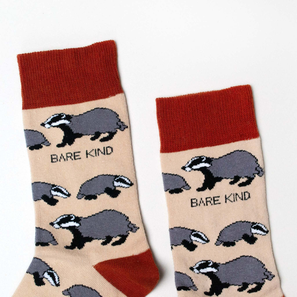 Save the Badgers Bamboo Socks - BraveBearFit