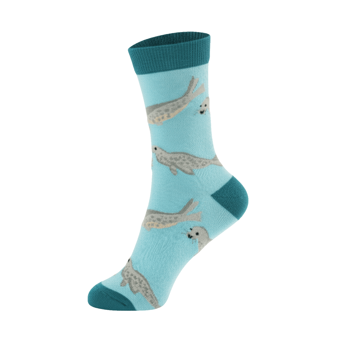 Save the Blue Seals Bamboo Socks - BraveBearFit