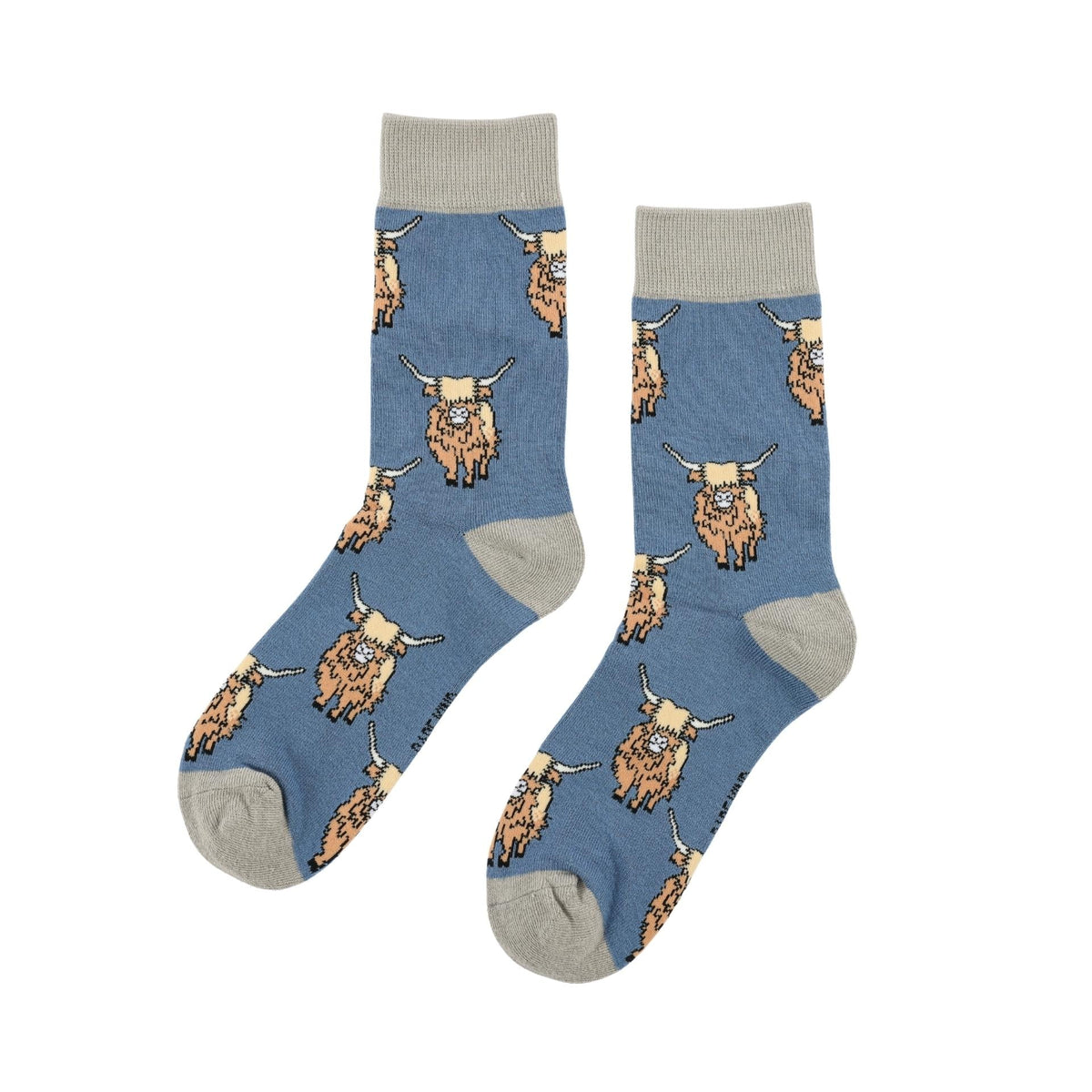 Save the Highland Cow Bamboo Socks - BraveBearFit