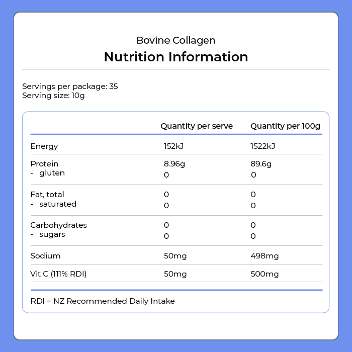 Collagen Powder - Unflavoured 350g