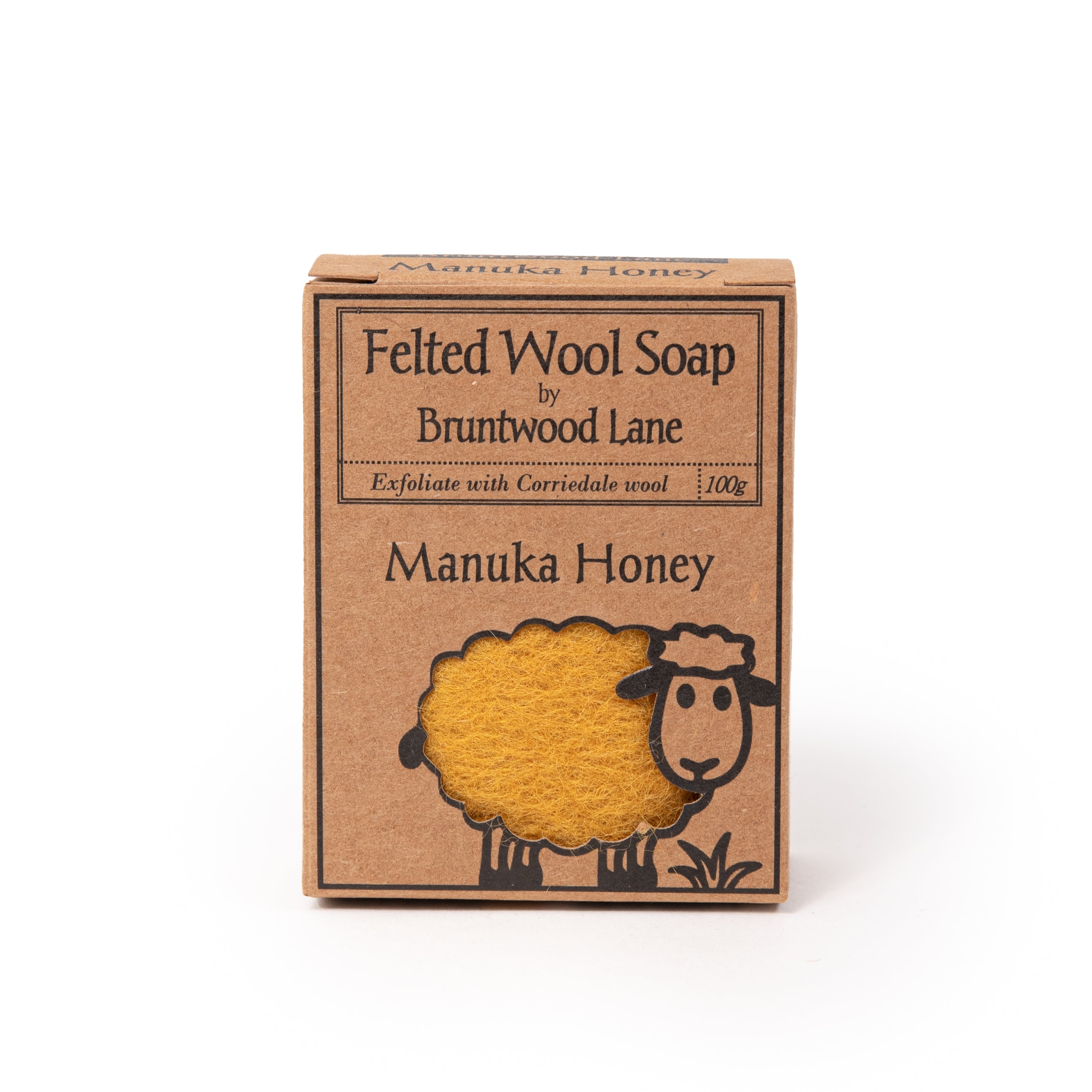 Manuka Honey Felted Wool Soap