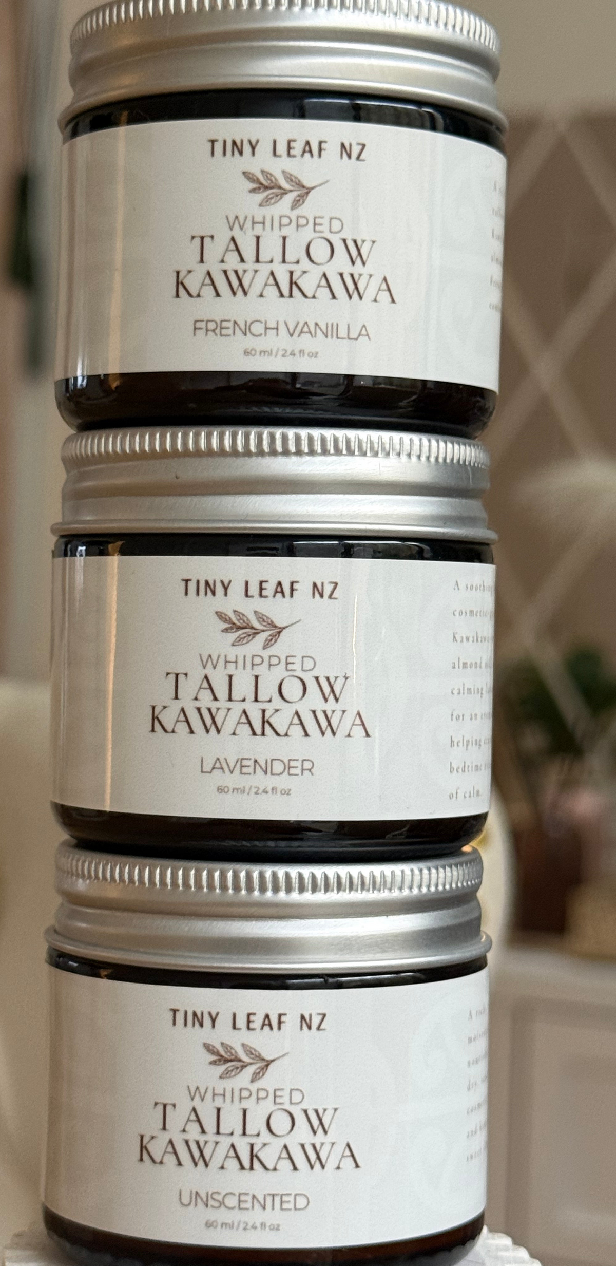 Kawakawa Tallow Balm – 3-Pack Bundle (60 ml each)