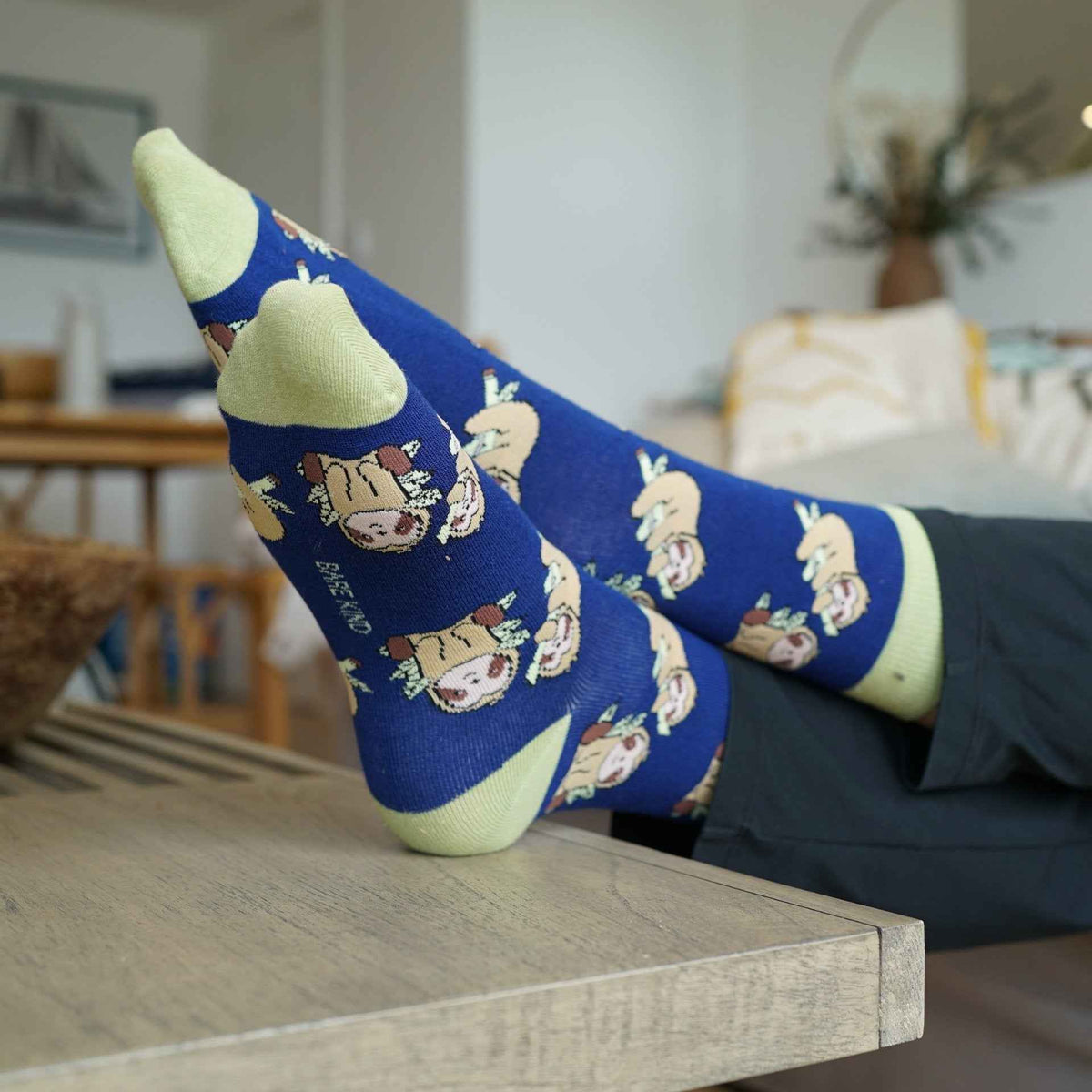 Save the Blue Sloth Bamboo Socks
