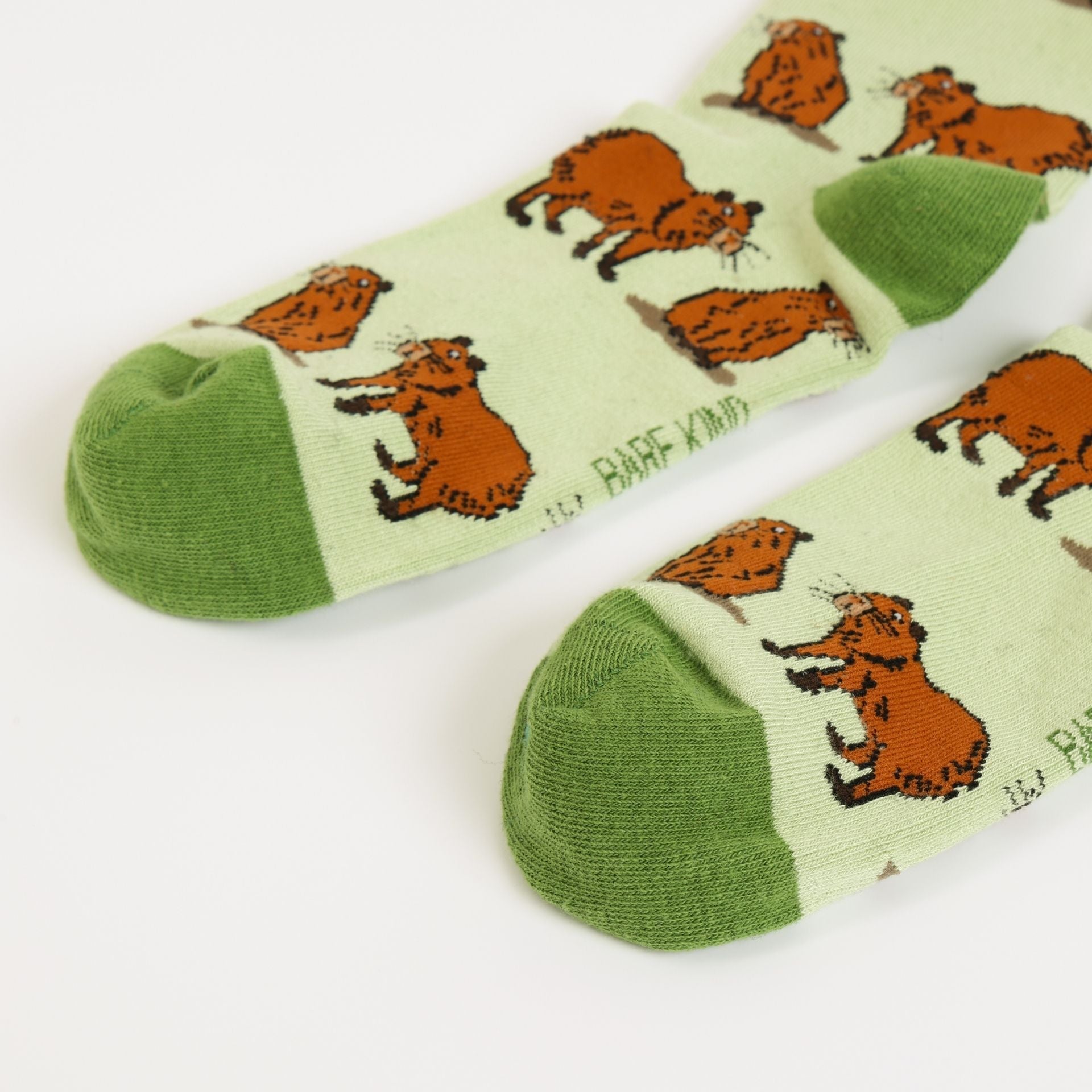 Save the Green Capybara Bamboo Socks