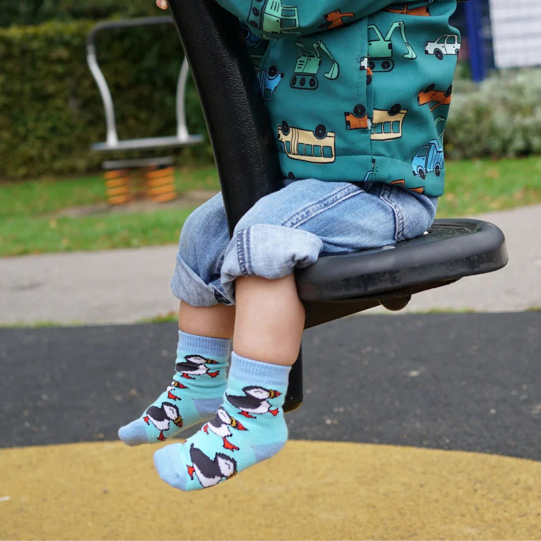 Save the Puffin Bamboo Socks for Kids