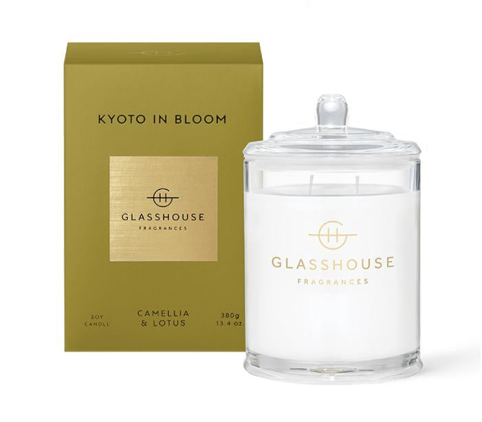 Glasshouse Kyoto In Bloom Soy Candle (Camellia & Lotus) 东京花见（山茶花和莲花）380g