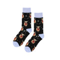 Save the Black Christmas Highland Cow Bamboo Socks - BraveBearFit