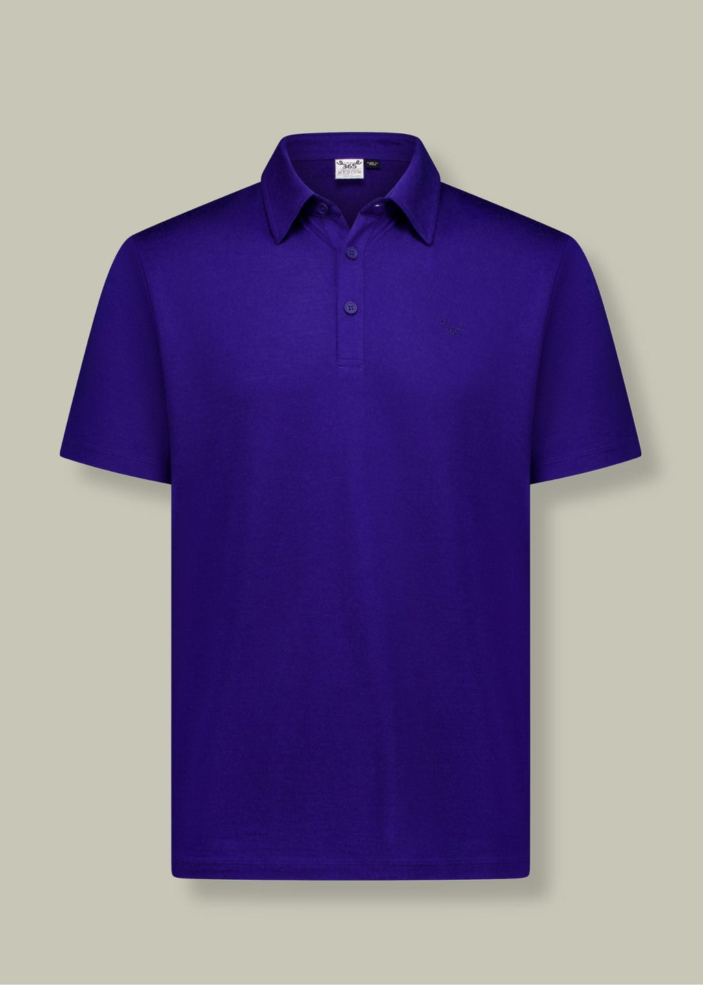 Men's Polo - 100% Merino Wool, Cobalt