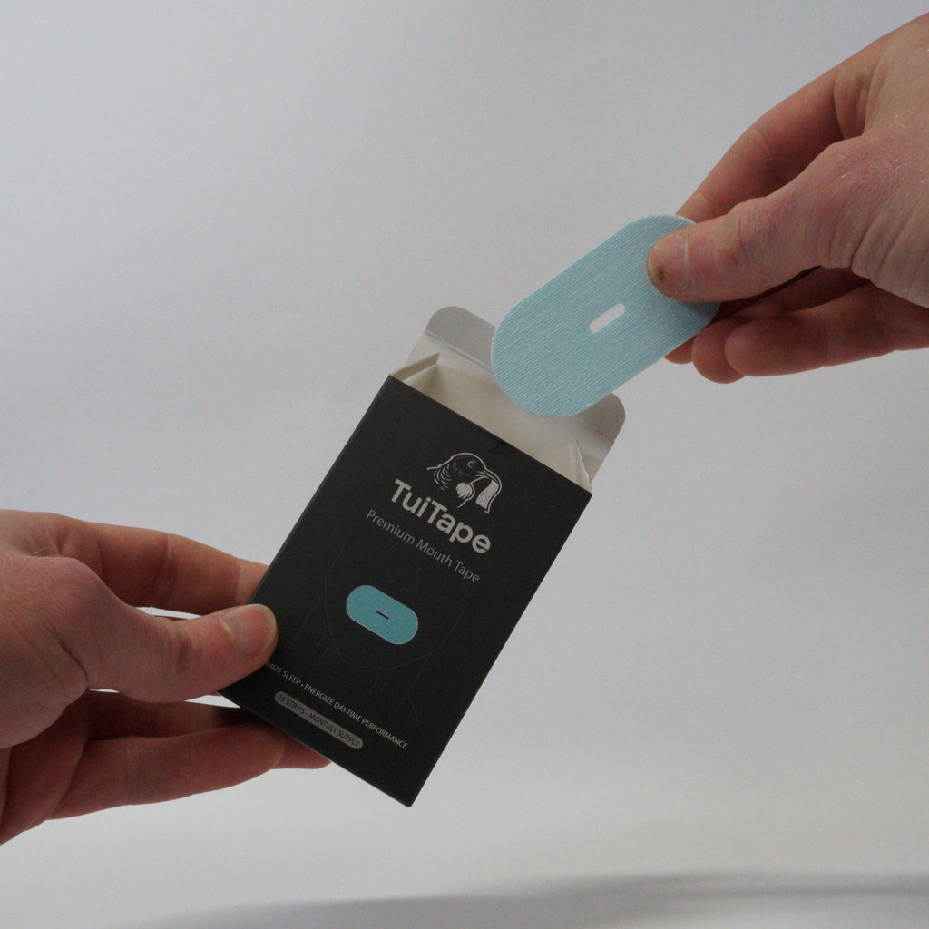 Classic Mouth Tape | Light Blue / Black | 7 or 35-Night Pack