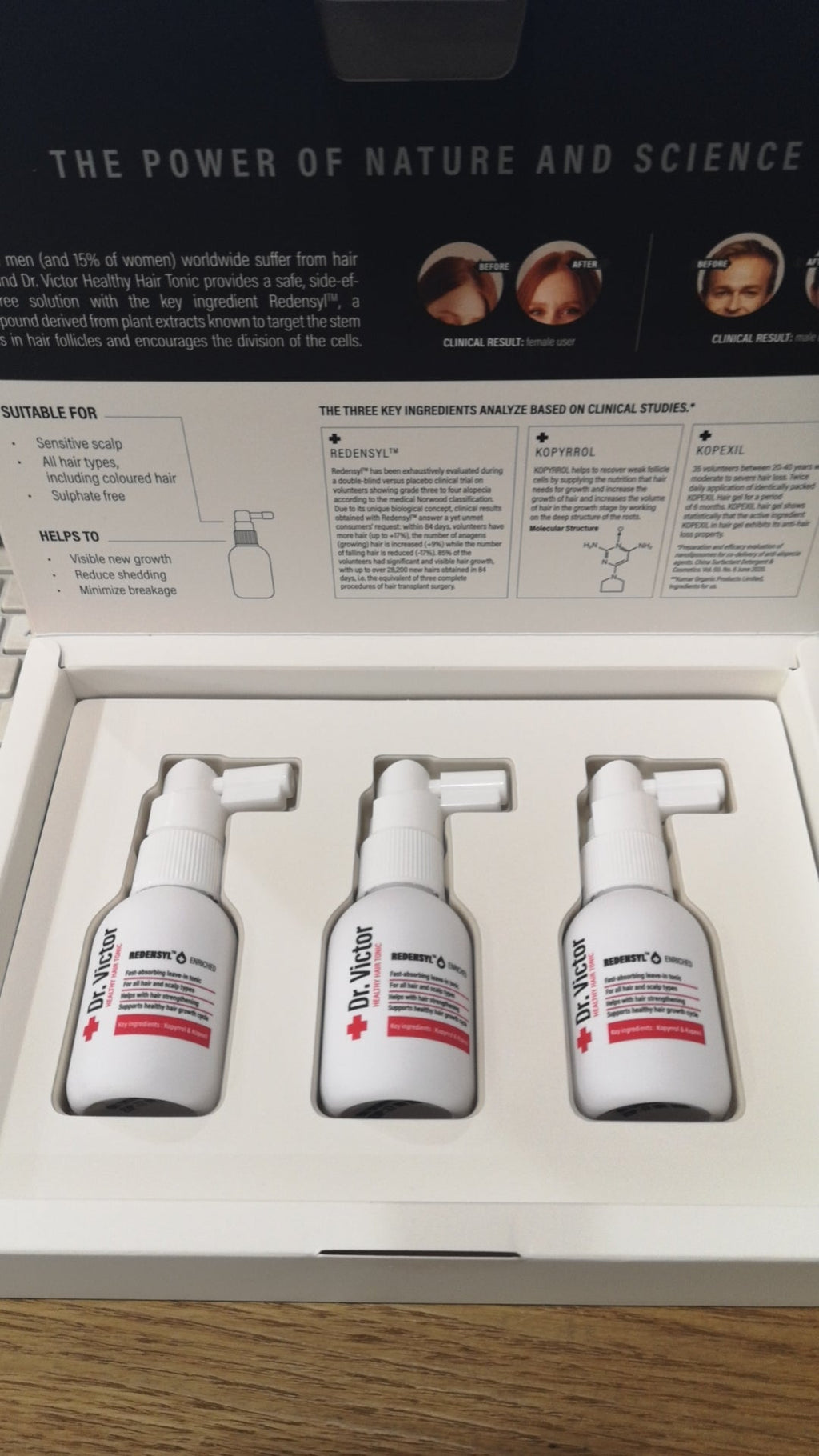 Dr.Victor Healthy Hair Tonic 30ml*3 Bottles