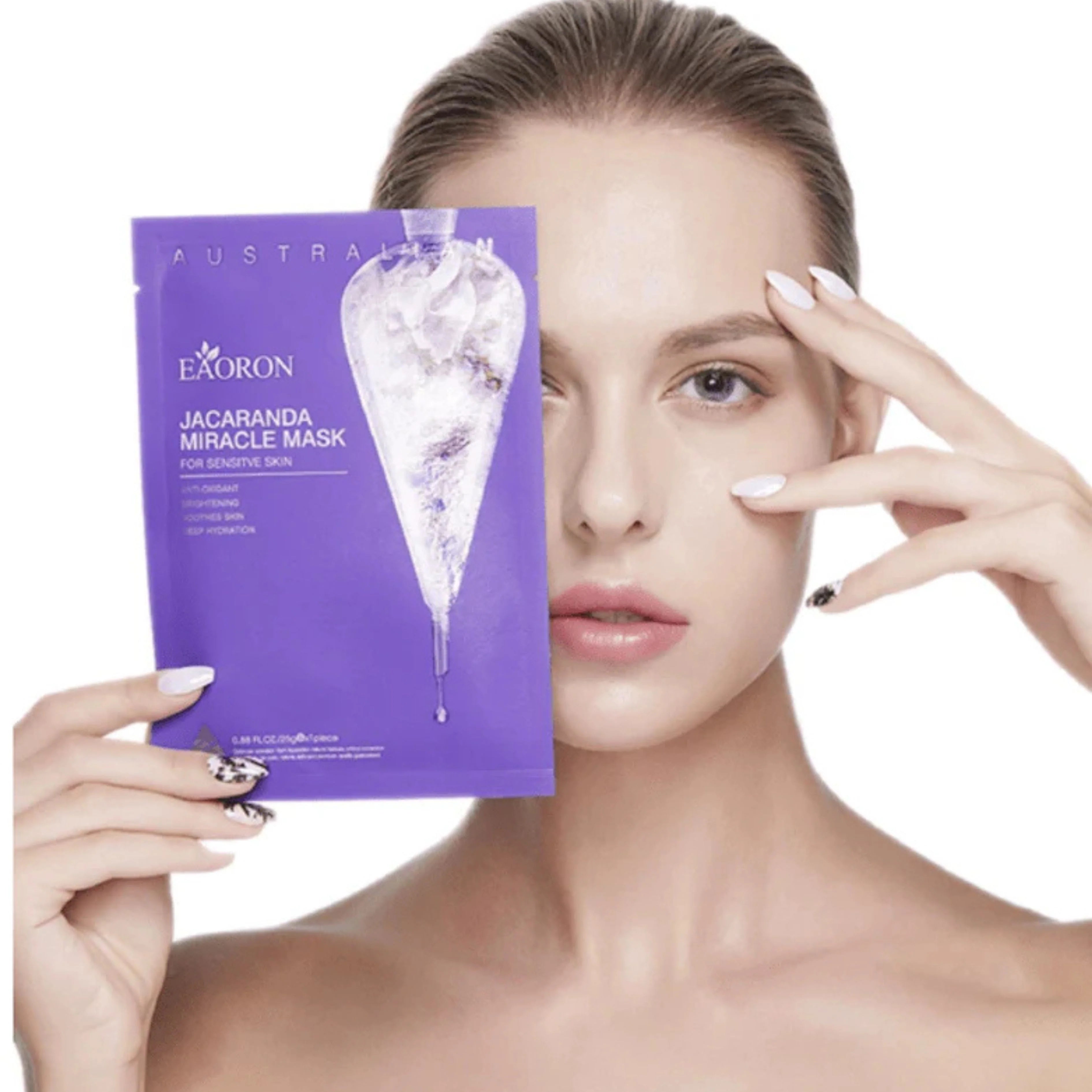 Eaoron Jacaranda Miracle Mask 5pcs ( Purple) (2027.03)