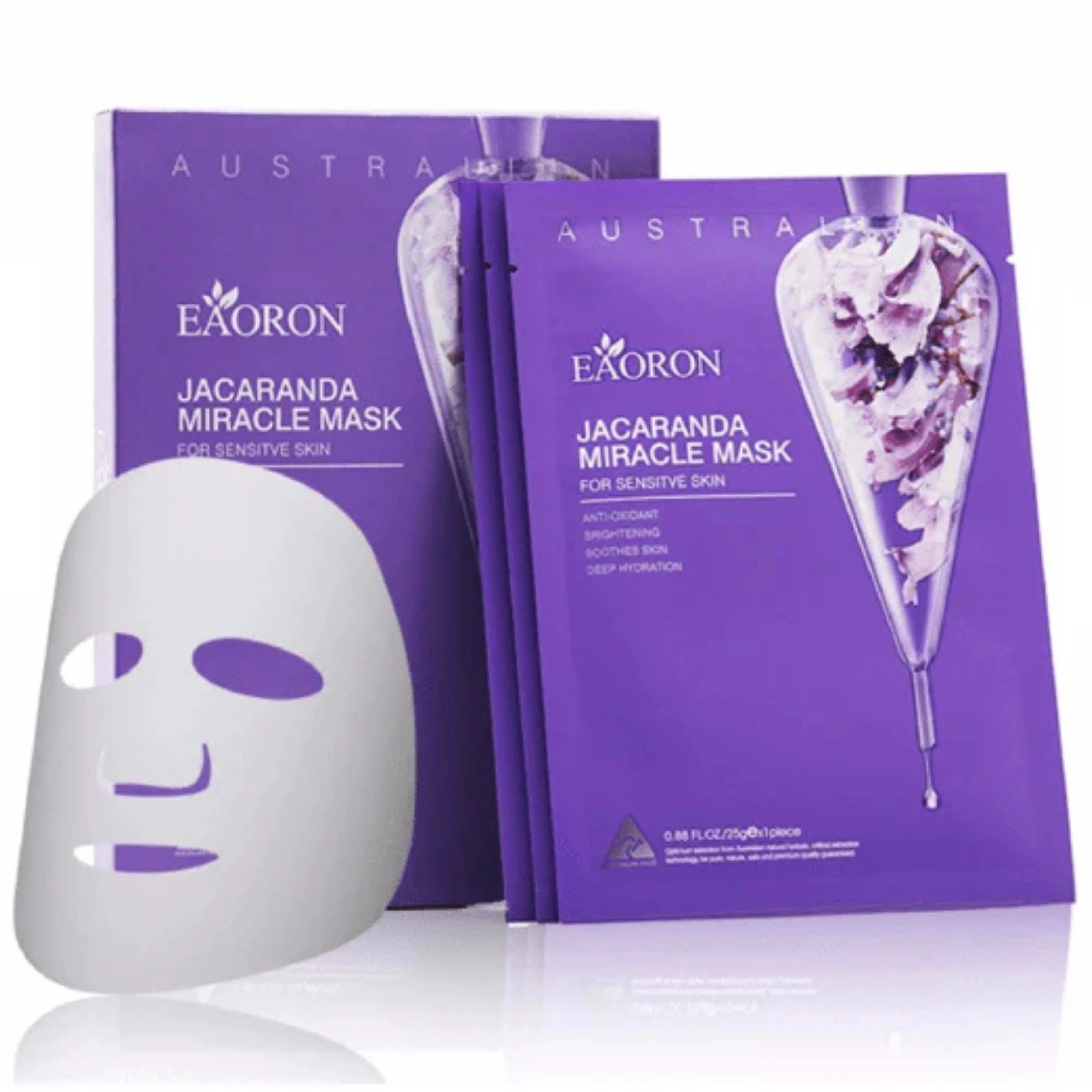 Eaoron Jacaranda Miracle Mask 5pcs ( Purple) (2027.03)