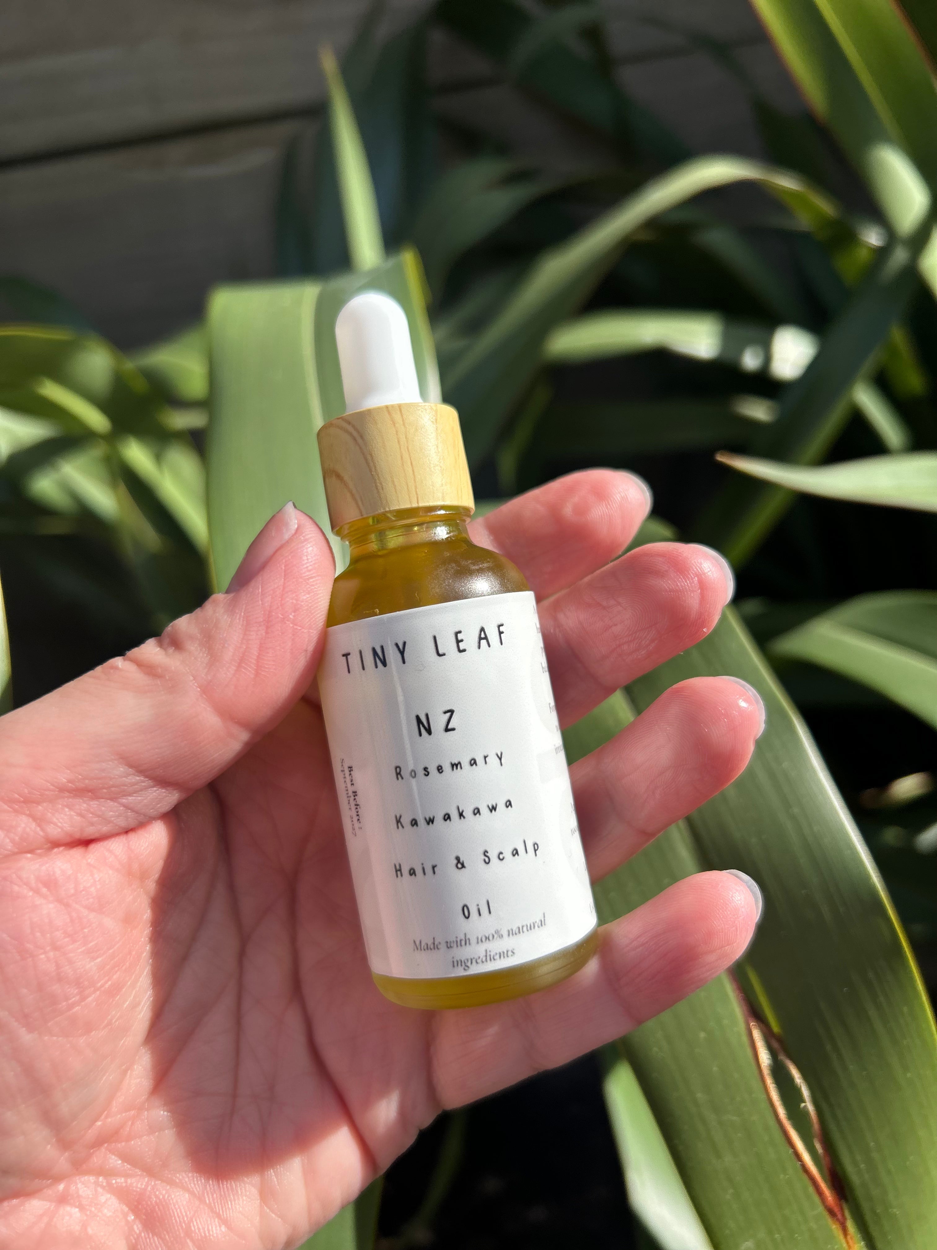 Rosemary + Kawakawa Hair & Scalp Oil | Natural Scalp Treatment NZ