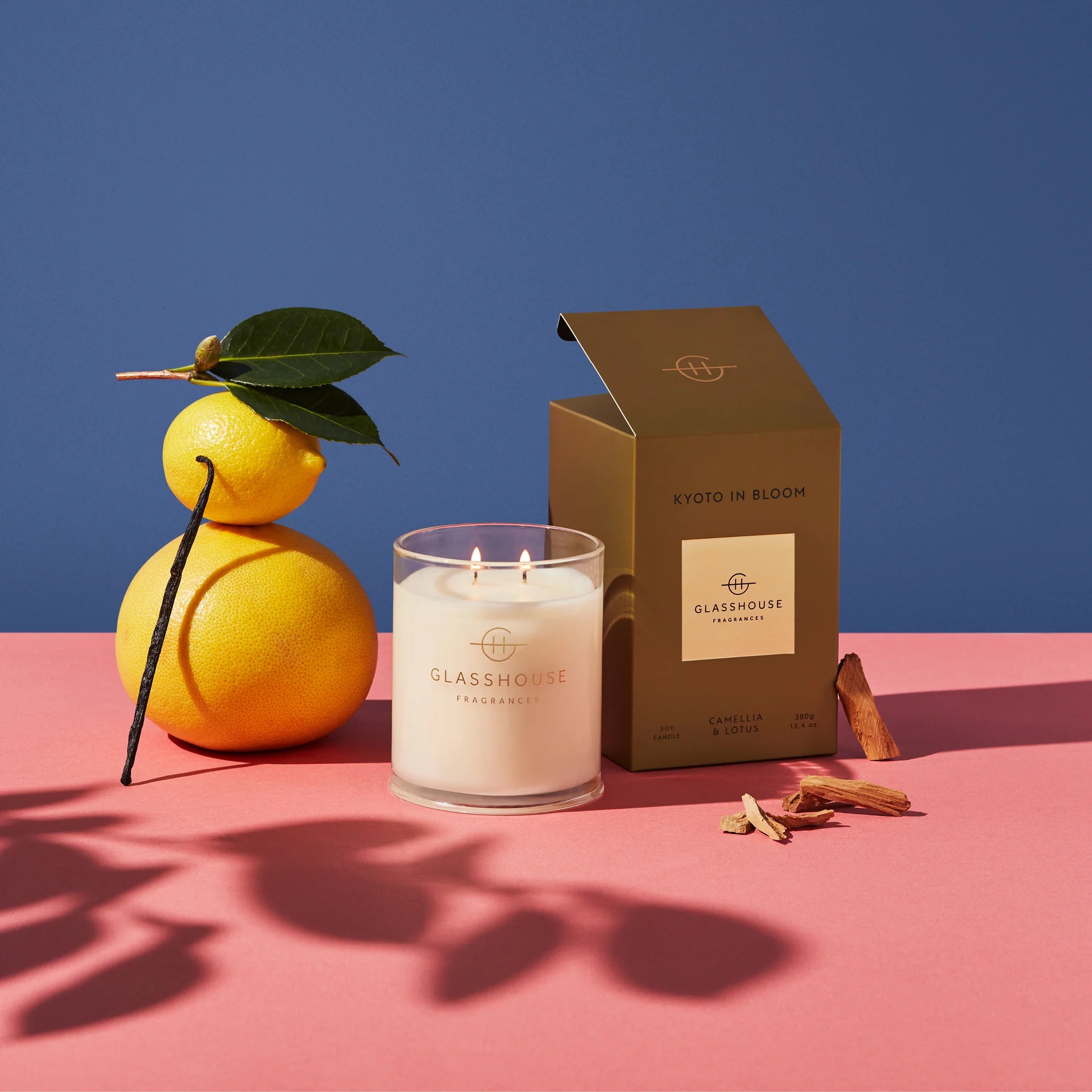 Glasshouse Kyoto In Bloom Soy Candle (Camellia & Lotus) 380g