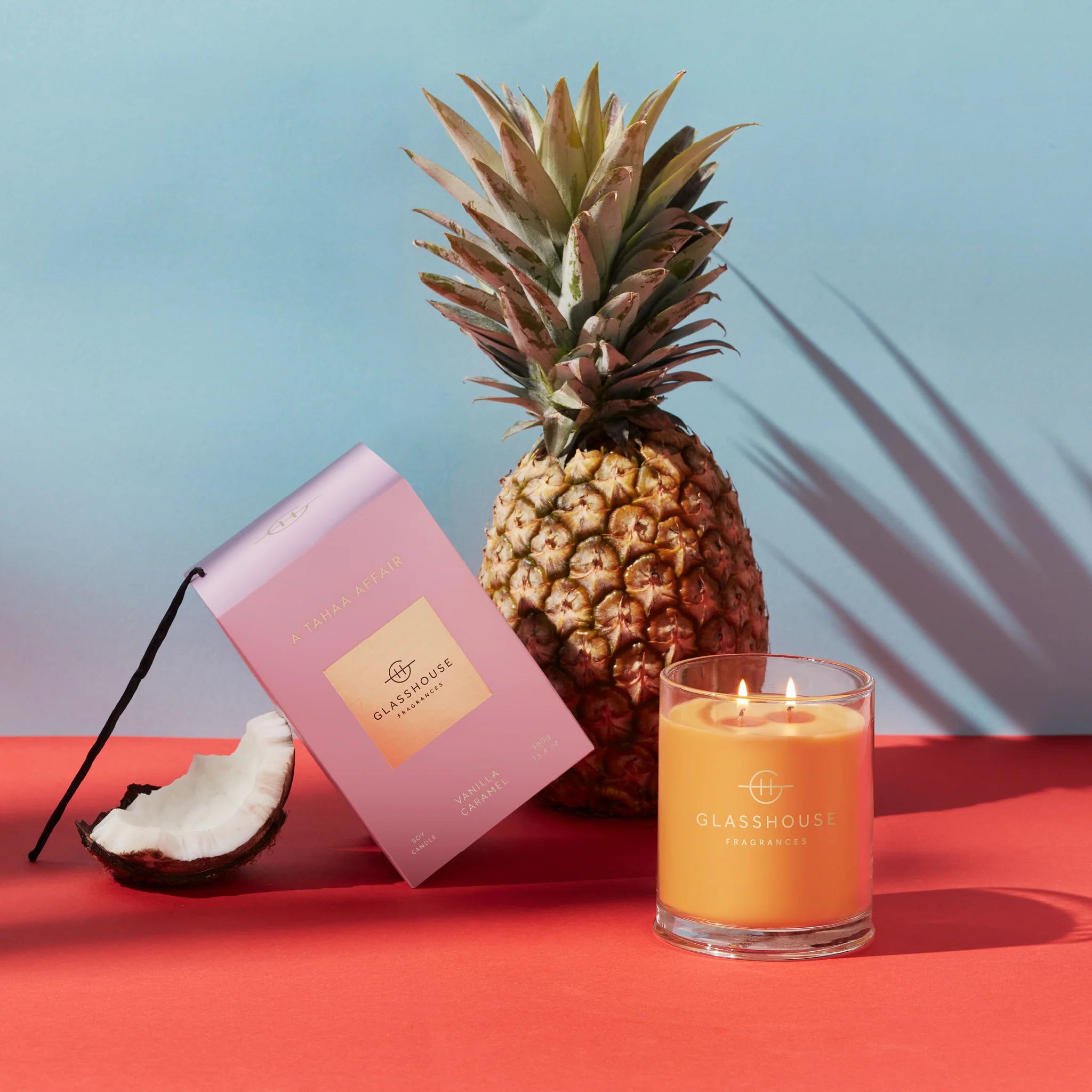 Glasshouse A Tahaa Affair Soy Candle (Vanilla Caramel) 380g