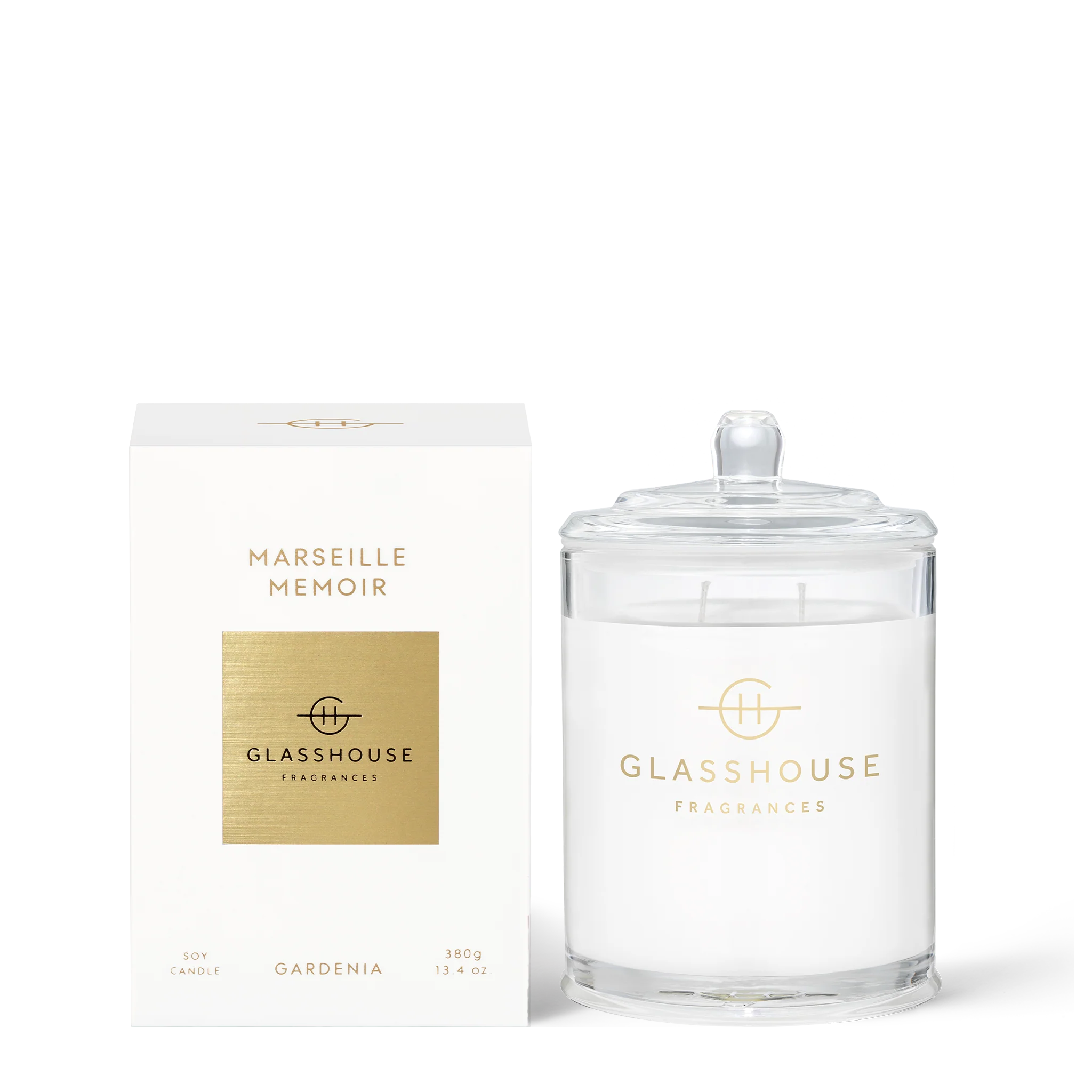 Glasshouse Marseille Memoir Soy Candle (Gardenia)380g