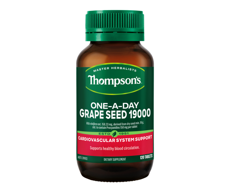 Thompson‘s Grape Seed 19000mg 120 Tablets (2026.04)