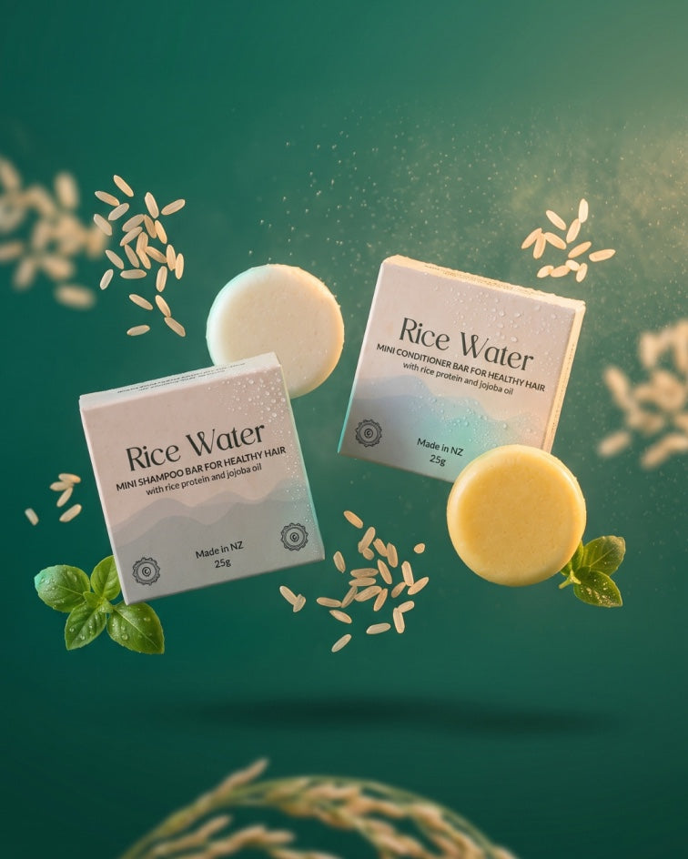 Rice Water Hair Shampoo & Conditioner Combo - Mini