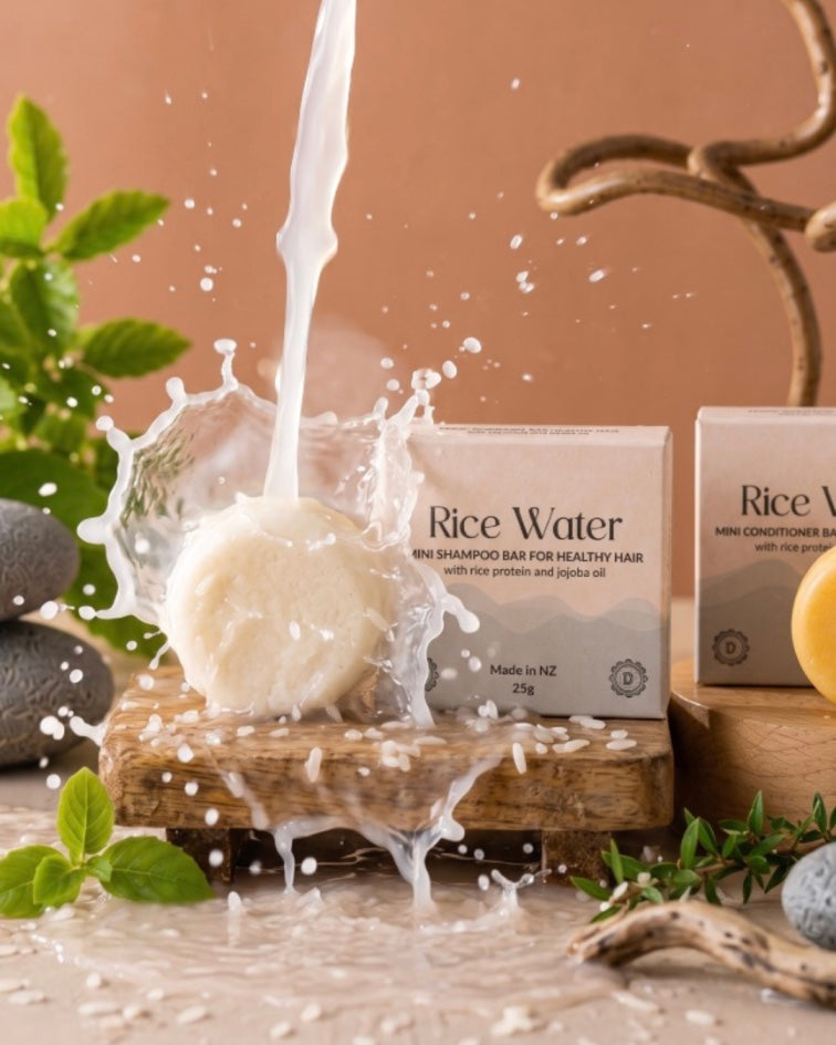 Rice Water Hair Shampoo & Conditioner Combo - Mini