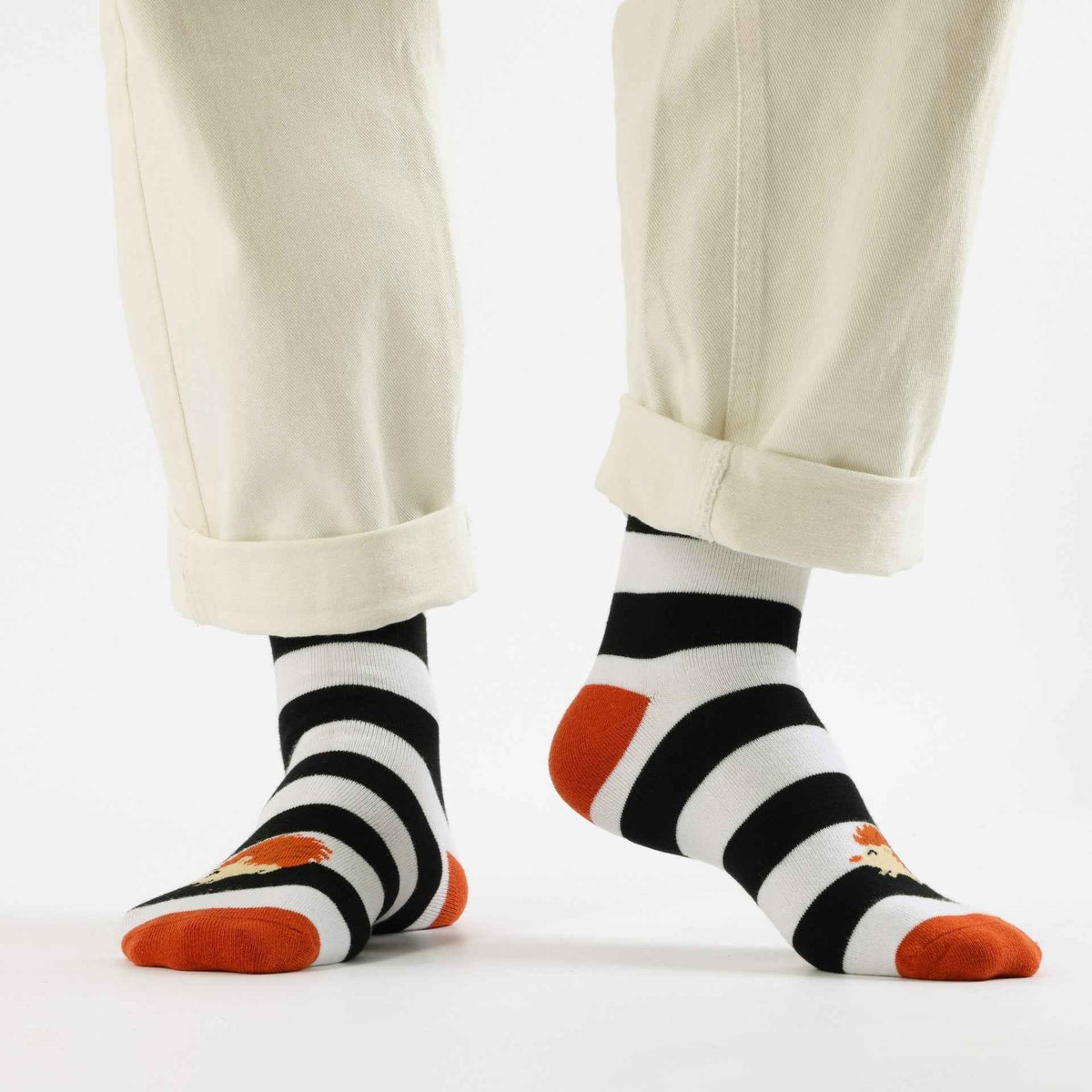 Save the Striped Hedgehog Bamboo Socks