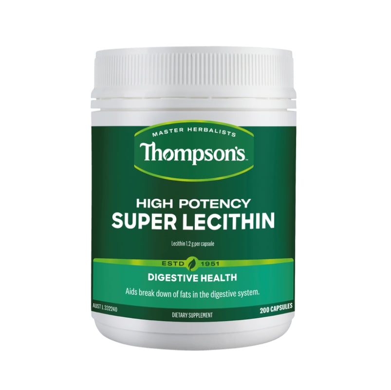 Thompson‘s Super Lecithin 200 Capsules (2027.09)