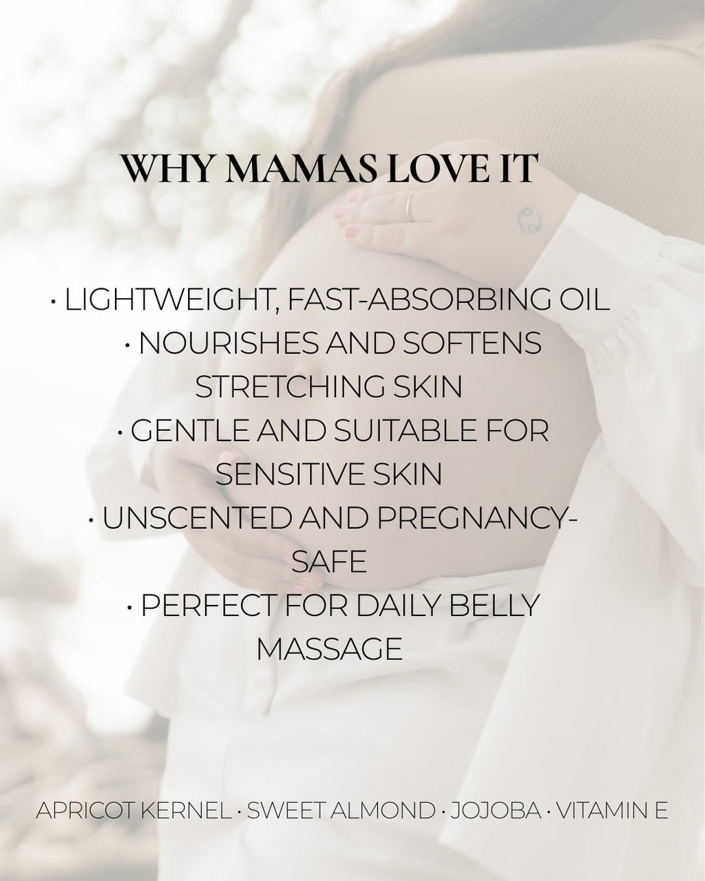 Mama Belly Oil – Pregnancy-Safe Nourishing Face + Body Oil