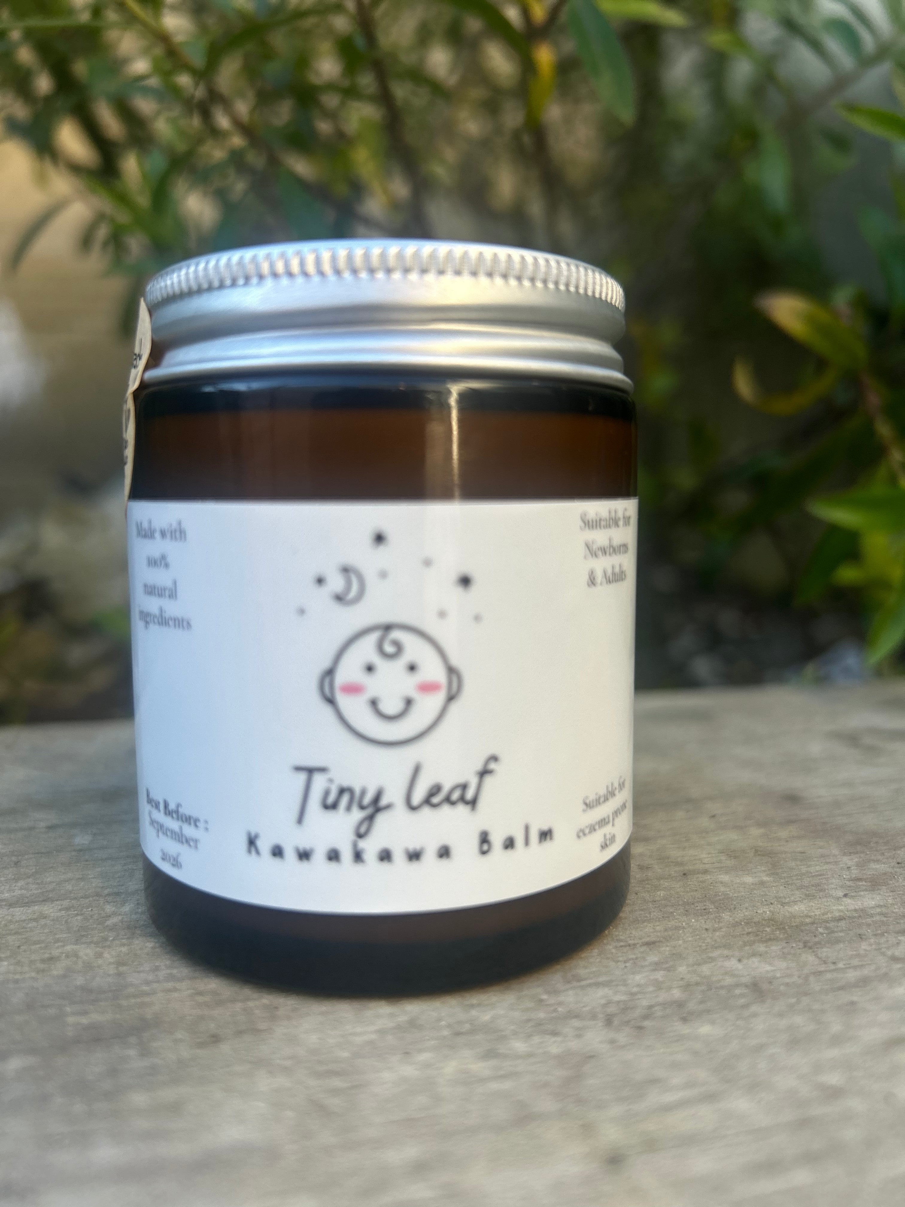 Tiny Leaf Kawakawa Classic Face & Body Balm – Natural Healing for Eczema, Dermatitis, Nappy Rash & Cradle Cap