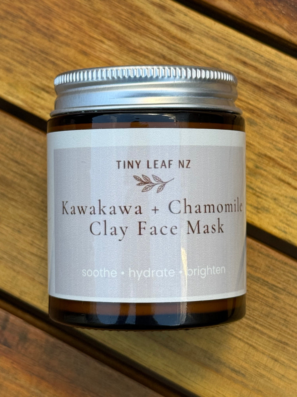 Kawakawa + Chamomile Clay Face Mask