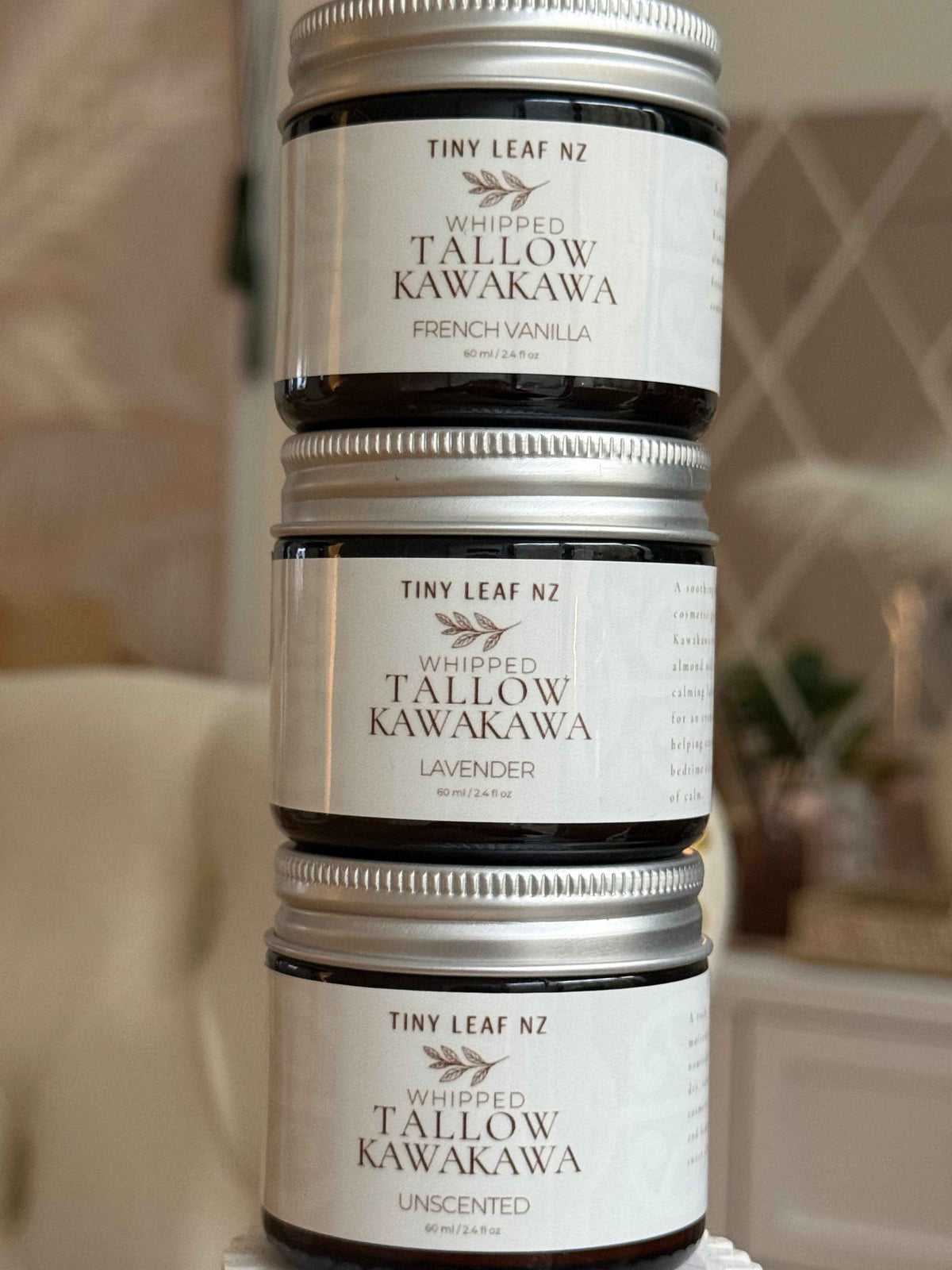 Kawakawa Tallow Balm – 3-Pack Bundle (60 ml each)