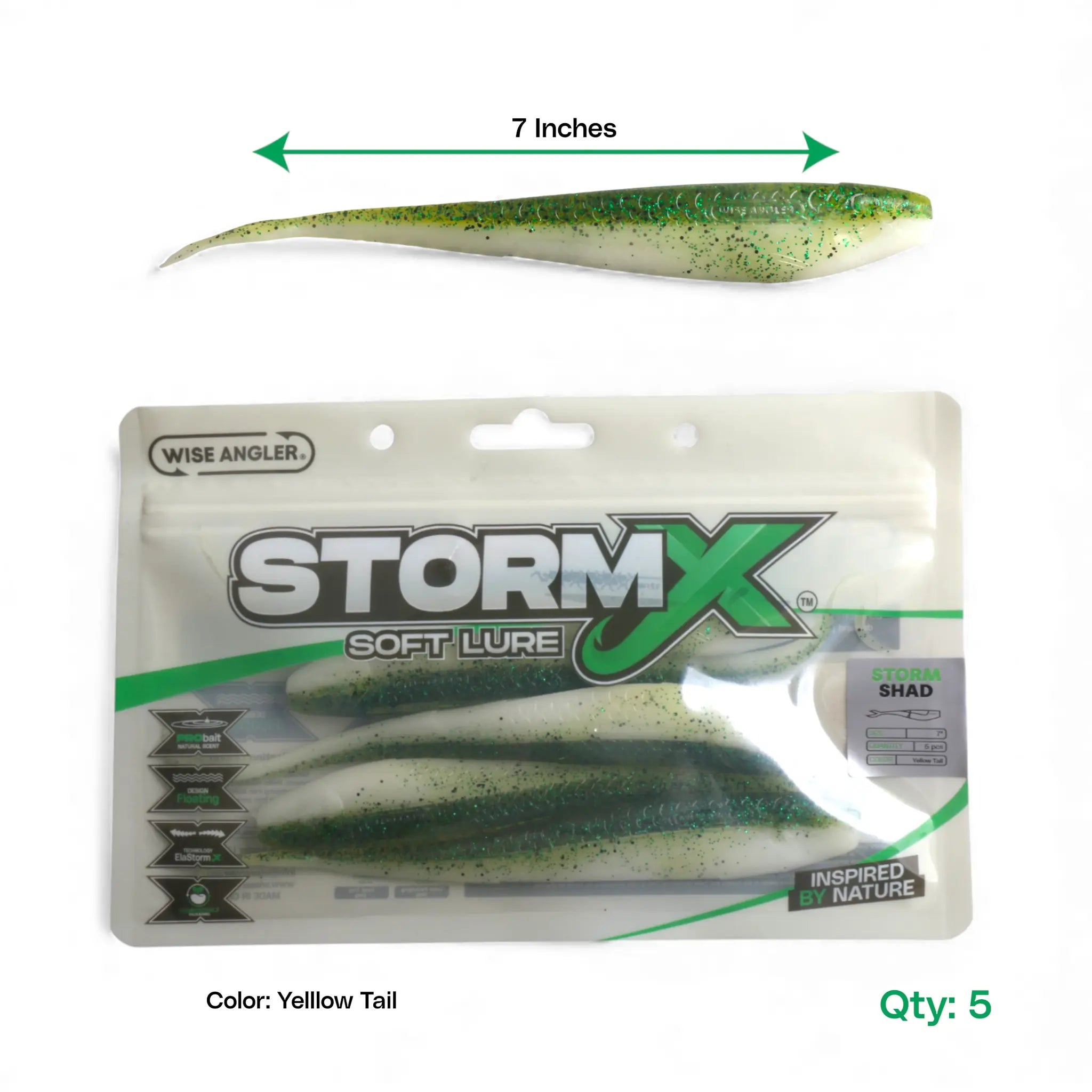 StormX™ Storm Shad 7" Soft Lure