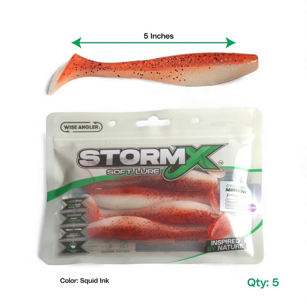StormX™ Cyclone Minnow 5" Soft Lure
