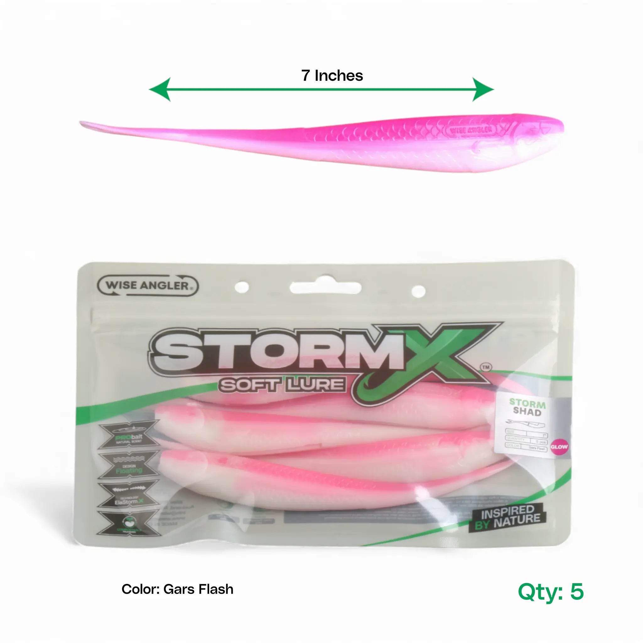 StormX™ Storm Shad 7" Soft Lure