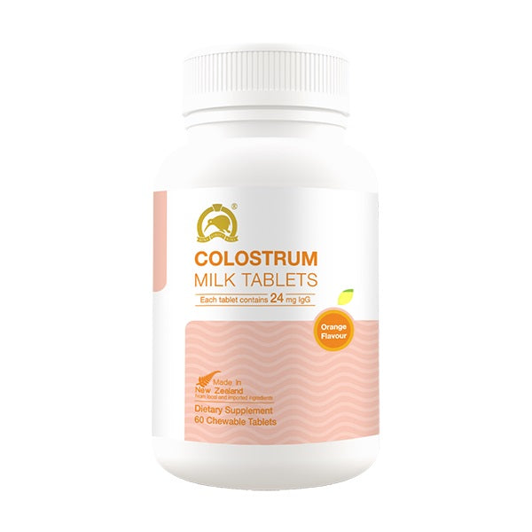 Kiwi Golden Kiwi Colostrum Milk Tablets Orange Flavour 60's