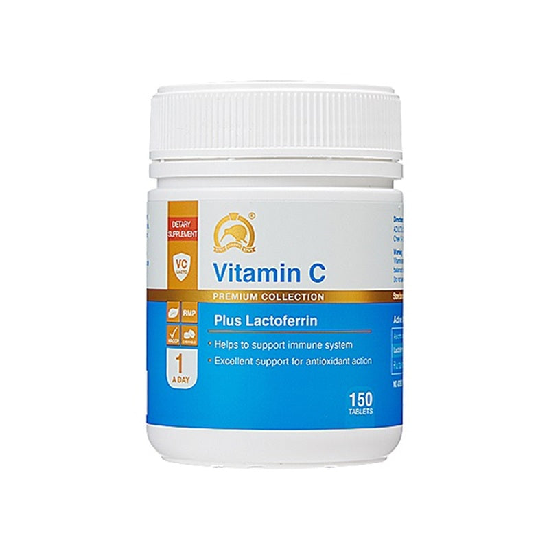 KIWI GOLDEN KIWI VITAMIN C & LACTOFERRIN TABLETS 150's