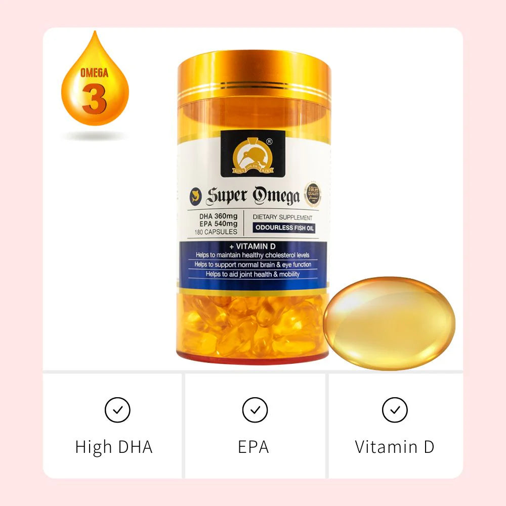 KIWI GOLDEN Kiwi Super Omega Triple Fish Oil -180‘s