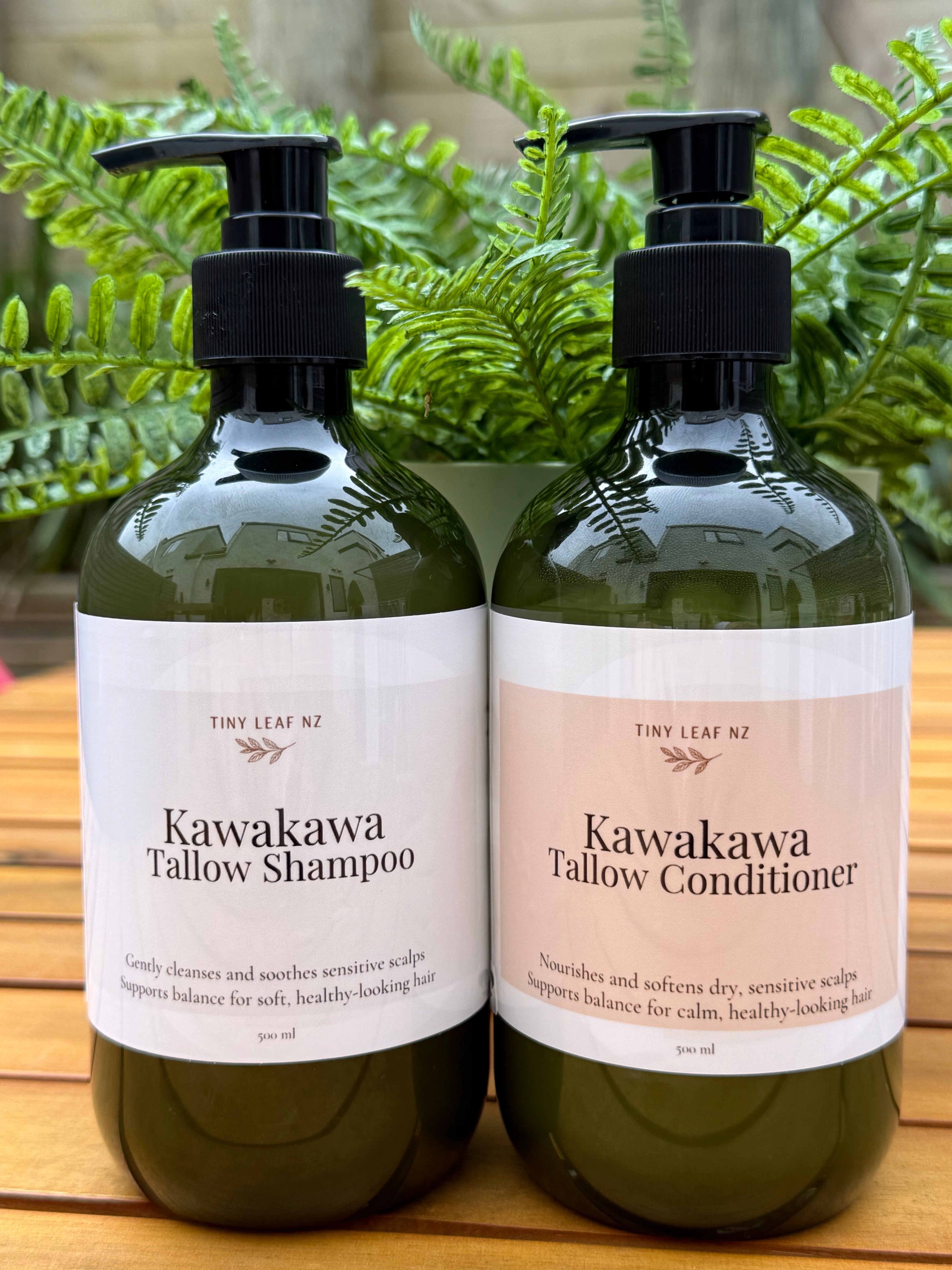 Kawakawa & Tallow Hair Care Duo